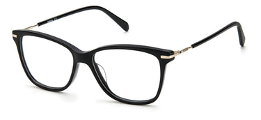Premium Women Fossil Model Eyeglasses: Fos 7105 - Black- SpecSMART Eye Clinic (Diagonal View)